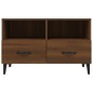 vidaXL Mobile Porta TV Rovere Marrone 80x36x50 cm in Legno Multistrato vidaXL Mobile Porta TV Rovere Marrone 80x36x50 cm in Legno Multistrato