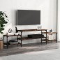 vidaXL Mobile Porta TV Rovere Fumo 197x35x52 cm in Legno Multistrato vidaXL Mobile Porta TV Rovere Fumo 197x35x52 cm in Legno Multistrato