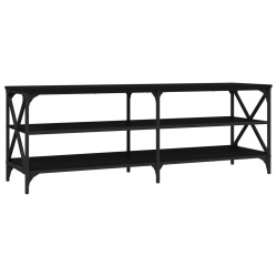 vidaXL Mobile Porta TV Nero 140x40x50 cm in Legno Multistrato