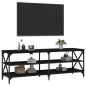 vidaXL Mobile Porta TV Nero 140x40x50 cm in Legno Multistrato vidaXL Mobile Porta TV Nero 140x40x50 cm in Legno Multistrato