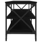 vidaXL Mobile Porta TV Nero 140x40x50 cm in Legno Multistrato vidaXL Mobile Porta TV Nero 140x40x50 cm in Legno Multistrato
