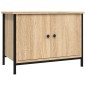 vidaXL Mobile TV con Ante Rovere Sonoma 60x35x45 cm Legno Multistrato vidaXL Mobile TV con Ante Rovere Sonoma 60x35x45 cm Legno Multistrato