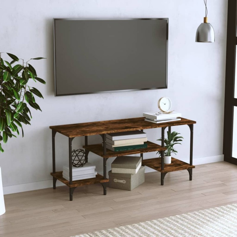 vidaXL Mobile Porta TV Rovere Fumo 102x35x45,5 cm in Legno Multistrato vidaXL Mobile Porta TV Rovere Fumo 102x35x45,5 cm in Legno Multistrato