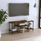vidaXL Mobile Porta TV Rovere Fumo 102x35x45,5 cm in Legno Multistrato vidaXL Mobile Porta TV Rovere Fumo 102x35x45,5 cm in Legno Multistrato