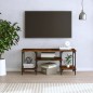 vidaXL Mobile Porta TV Rovere Fumo 102x35x45,5 cm in Legno Multistrato vidaXL Mobile Porta TV Rovere Fumo 102x35x45,5 cm in Legno Multistrato
