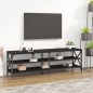 vidaXL Mobile Porta TV Nero 160x40x50 cm in Legno Multistrato vidaXL Mobile Porta TV Nero 160x40x50 cm in Legno Multistrato