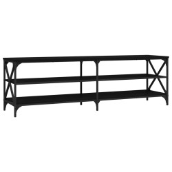 vidaXL Mobile Porta TV Nero 160x40x50 cm in Legno Multistrato