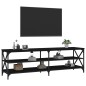 vidaXL Mobile Porta TV Nero 160x40x50 cm in Legno Multistrato vidaXL Mobile Porta TV Nero 160x40x50 cm in Legno Multistrato
