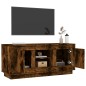 vidaXL Mobile TV Rovere Fumo 102x35x45 cm in Legno Multistrato vidaXL Mobile TV Rovere Fumo 102x35x45 cm in Legno Multistrato