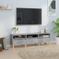 vidaXL Mobile TV Grigio Cemento 150x30x44,5 cm Legno Multistrato