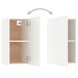 vidaXL Set Mobili Porta TV 4 pz Bianco in Legno Multistrato vidaXL Set Mobili Porta TV 4 pz Bianco in Legno Multistrato