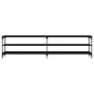 vidaXL Mobile Porta TV Nero 200x30x50cm in Legno Multistrato e Metallo vidaXL Mobile Porta TV Nero 200x30x50cm in Legno Multistrato e Metallo