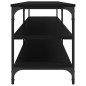 vidaXL Mobile Porta TV Nero 200x30x50cm in Legno Multistrato e Metallo vidaXL Mobile Porta TV Nero 200x30x50cm in Legno Multistrato e Metallo