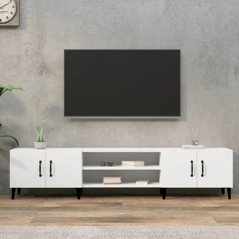 vidaXL Mobile Porta TV Bianco 180x31,5x40 cm in Legno Multistrato vidaXL Mobile Porta TV Bianco 180x31,5x40 cm in Legno Multistrato