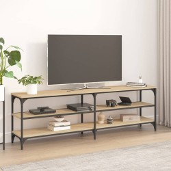 vidaXL Mobile Porta TV Rovere Sonoma 160x30x50 cm in Legno Multistrato
