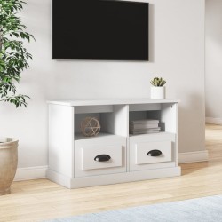 vidaXL Mobile Porta TV Bianco 80x35x50 cm in Legno Multistrato