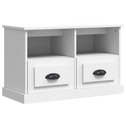 vidaXL Mobile Porta TV Bianco 80x35x50 cm in Legno Multistrato