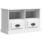 vidaXL Mobile Porta TV Bianco 80x35x50 cm in Legno Multistrato vidaXL Mobile Porta TV Bianco 80x35x50 cm in Legno Multistrato