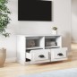 vidaXL Mobile Porta TV Bianco 80x35x50 cm in Legno Multistrato vidaXL Mobile Porta TV Bianco 80x35x50 cm in Legno Multistrato