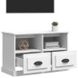 vidaXL Mobile Porta TV Bianco 80x35x50 cm in Legno Multistrato vidaXL Mobile Porta TV Bianco 80x35x50 cm in Legno Multistrato