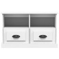 vidaXL Mobile Porta TV Bianco 80x35x50 cm in Legno Multistrato vidaXL Mobile Porta TV Bianco 80x35x50 cm in Legno Multistrato