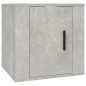 vidaXL Set di Mobili Porta TV 6 pz Grigio Cemento in Legno Multistrato vidaXL Set di Mobili Porta TV 6 pz Grigio Cemento in Legno Multistrato