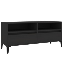 vidaXL Mobile Porta TV Nero 100x34,5x44,5 cm in Legno Multistrato