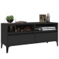 vidaXL Mobile Porta TV Nero 100x34,5x44,5 cm in Legno Multistrato
