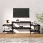 vidaXL Mobile Porta TV Nero 157x35x52 cm in Legno Multistrato vidaXL Mobile Porta TV Nero 157x35x52 cm in Legno Multistrato