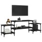 vidaXL Mobile Porta TV Nero 157x35x52 cm in Legno Multistrato vidaXL Mobile Porta TV Nero 157x35x52 cm in Legno Multistrato