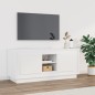 vidaXL Mobile Porta TV Bianco Lucido 102x35x45 cm in Legno Multistrato vidaXL Mobile Porta TV Bianco Lucido 102x35x45 cm in Legno Multistrato