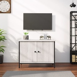 vidaXL Mobile TV con Ante Grigio Sonoma 60x35x45 cm Legno Multistrato