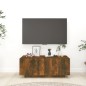 vidaXL Mobile TV Rovere Fumo 100x35x40 cm in Legno Multistrato vidaXL Mobile TV Rovere Fumo 100x35x40 cm in Legno Multistrato