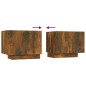 vidaXL Mobile TV Rovere Fumo 100x35x40 cm in Legno Multistrato vidaXL Mobile TV Rovere Fumo 100x35x40 cm in Legno Multistrato
