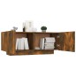 vidaXL Mobile TV Rovere Fumo 100x35x40 cm in Legno Multistrato vidaXL Mobile TV Rovere Fumo 100x35x40 cm in Legno Multistrato