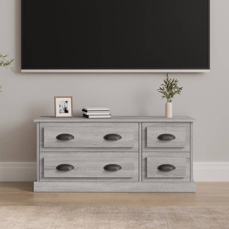 vidaXL Mobile TV Grigio Sonoma 100x35,5x45 cm in Legno Multistrato vidaXL Mobile TV Grigio Sonoma 100x35,5x45 cm in Legno Multistrato