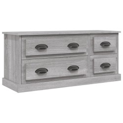 vidaXL Mobile TV Grigio Sonoma 100x35,5x45 cm in Legno Multistrato