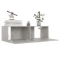 vidaXL Set di Mobili Porta TV 6 pz Grigio Cemento in Legno Multistrato vidaXL Set di Mobili Porta TV 6 pz Grigio Cemento in Legno Multistrato