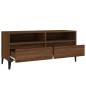 vidaXL Mobile TV Rovere Marrone 100x34,5x44,5 cm in Legno Multistrato