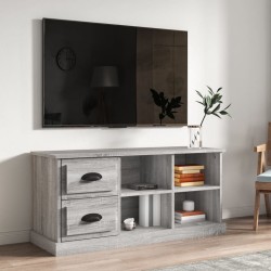 vidaXL Mobile Porta TV Grigio Sonoma 102x35,5x47,5cm Legno Multistrato