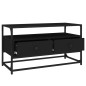 vidaXL Mobile Porta TV Nero 80x35x45 cm in Legno Multistrato vidaXL Mobile Porta TV Nero 80x35x45 cm in Legno Multistrato