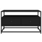 vidaXL Mobile Porta TV Nero 80x35x45 cm in Legno Multistrato vidaXL Mobile Porta TV Nero 80x35x45 cm in Legno Multistrato
