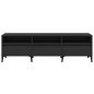 vidaXL Mobile Porta TV Nero 150x30x44,5 cm in Legno Multistrato