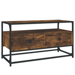 vidaXL Mobile Porta TV Rovere Fumo 80x35x45 cm in Legno Multistrato