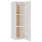vidaXL Set Mobili Porta TV 8pz Bianco in Legno Multistrato vidaXL Set Mobili Porta TV 8pz Bianco in Legno Multistrato
