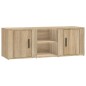 vidaXL Mobile per TV Rovere Sonoma 100x31,5x35 cm Legno Multistrato vidaXL Mobile per TV Rovere Sonoma 100x31,5x35 cm Legno Multistrato
