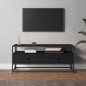 vidaXL Mobile Porta TV Nero 100x35x45 cm in Legno Multistrato vidaXL Mobile Porta TV Nero 100x35x45 cm in Legno Multistrato