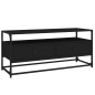 vidaXL Mobile Porta TV Nero 100x35x45 cm in Legno Multistrato vidaXL Mobile Porta TV Nero 100x35x45 cm in Legno Multistrato