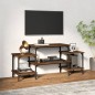 vidaXL Mobile Porta TV Rovere Marrone 117x35x52 cm Legno Multistrato