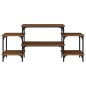 vidaXL Mobile Porta TV Rovere Marrone 117x35x52 cm Legno Multistrato